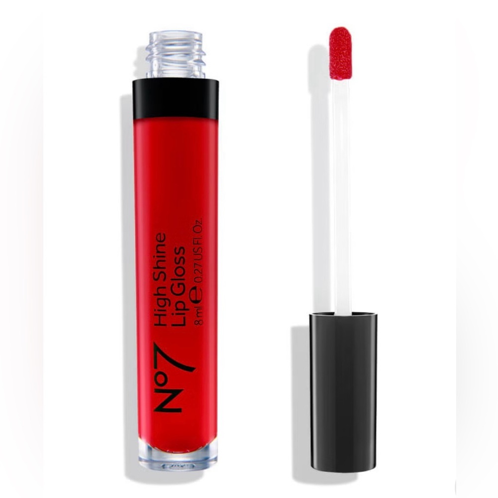 New Boots No7 High Shine Lip Gloss Grapefruit Shimmer